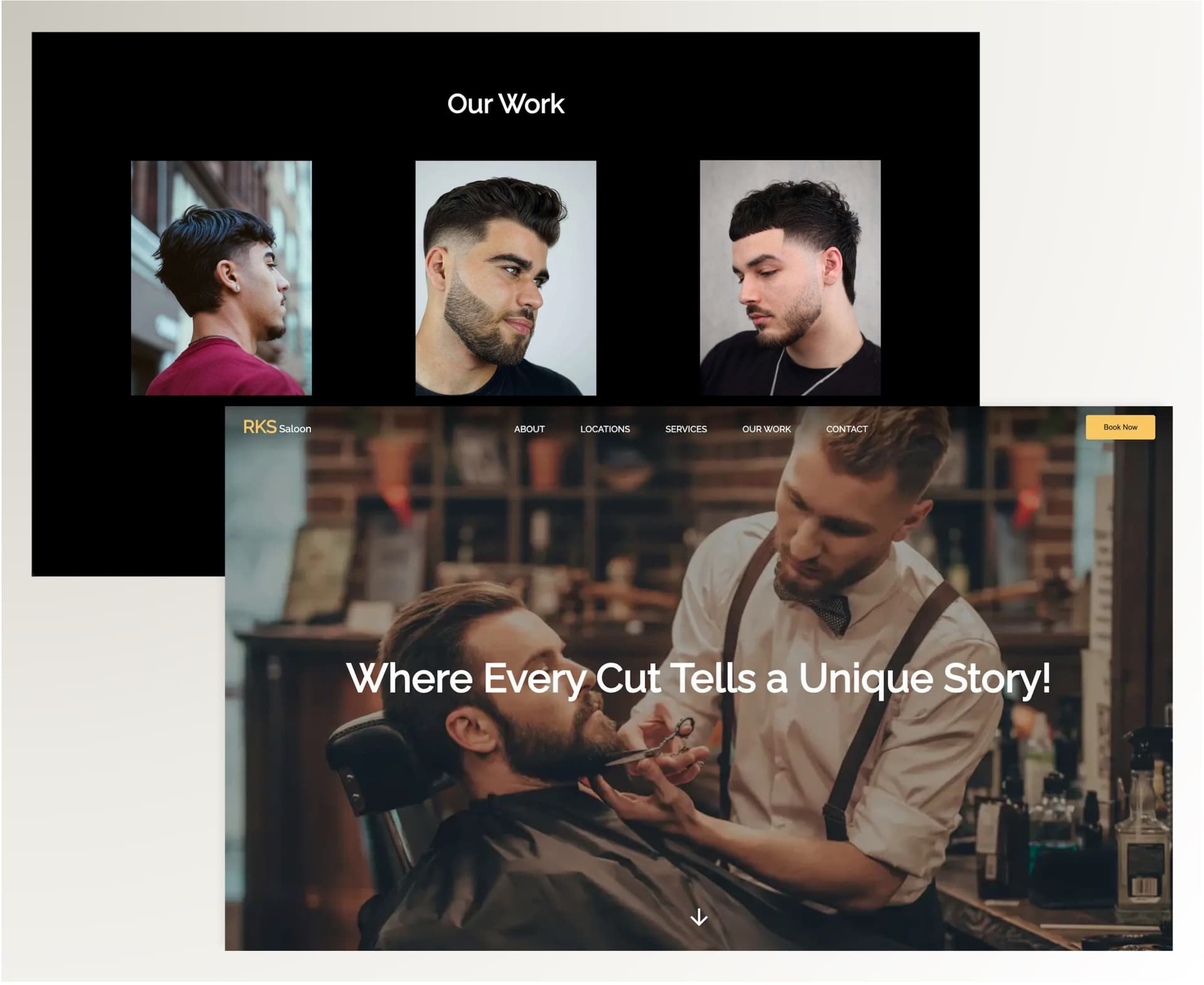 RKS Saloon - project screenshot 1