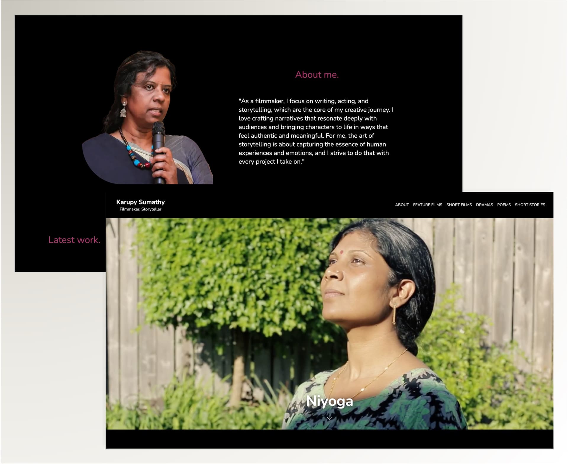 Film Maker Personal Portfolio - project screenshot 1